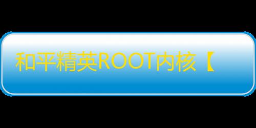 和平精英ROOT内核【红旗】外挂